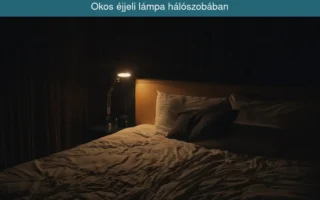 okos éjjeli lámpa hálószobában